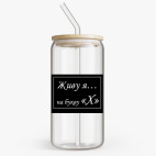 Банка с бамбуковой крышкой