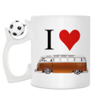 Кружка с футбольным мячиком