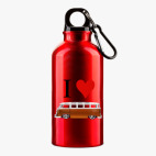 Металлическая бутылка 400 мл UV-DTF