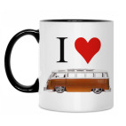 Кружка двухцветная