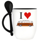 Кружка с ложкой