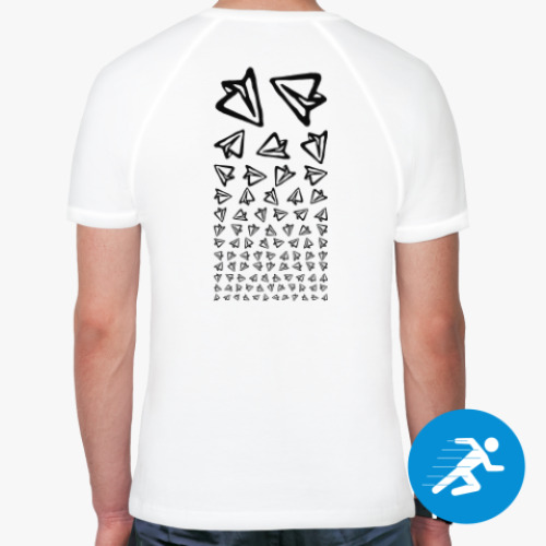 Спортивная футболка с принтом Telegram