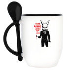 Кружка с ложкой