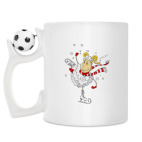 Кружка с футбольным мячиком