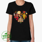 Женская футболка органик