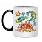 Кружка двухцветная