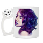 Кружка с футбольным мячиком