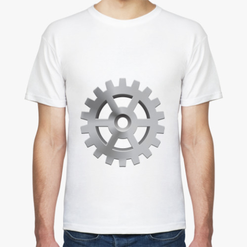 Футболка с принтом Шестеренка