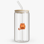 Банка с бамбуковой крышкой