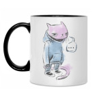 Кружка двухцветная