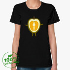 Женская футболка органик