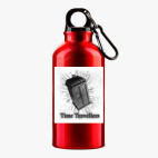 Металлическая бутылка 400 мл UV-DTF