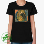 Женская футболка органик