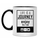 Кружка двухцветная