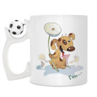 Кружка с футбольным мячиком