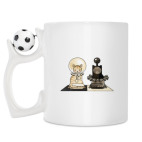 Кружка с футбольным мячиком