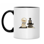 Кружка двухцветная