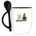 Кружка с ложкой