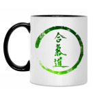 Кружка двухцветная