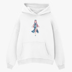 Толстовка худи оверсайз