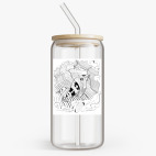 Банка с бамбуковой крышкой