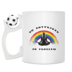 Кружка с футбольным мячиком