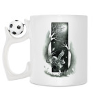 Кружка с футбольным мячиком