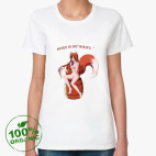 Женская футболка органик