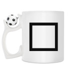 Кружка с футбольным мячиком