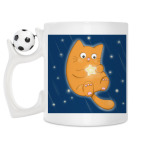 Кружка с футбольным мячиком