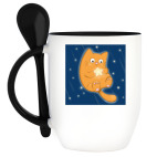 Кружка с ложкой