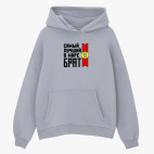 Толстовка худи оверсайз