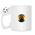 Кружка с футбольным мячиком