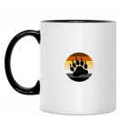 Кружка двухцветная