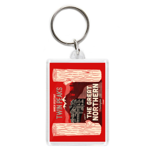 Брелок с принтом Сериал Твин Пикс Twin Peaks