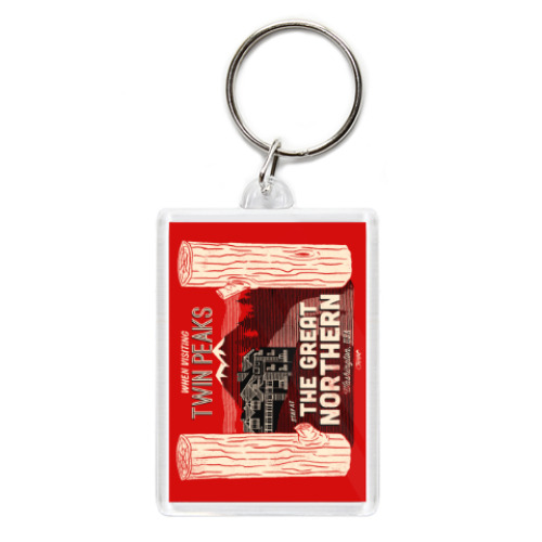Брелок с принтом Сериал Твин Пикс Twin Peaks
