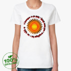Женская футболка органик