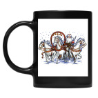 Кружка цветная UV-DTF