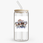 Банка с бамбуковой крышкой