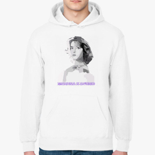 Толстовка худи с принтом MARINA KAPURO