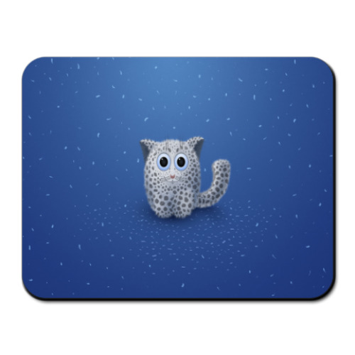 Коврик для мыши с принтом леопардик