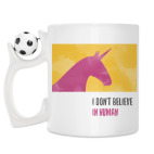 Кружка с футбольным мячиком