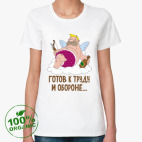 Женская футболка органик