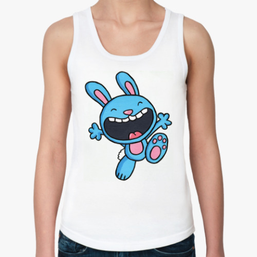 Женская майка с принтом Зайчонок  майка