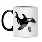 Кружка двухцветная