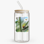 Банка с бамбуковой крышкой