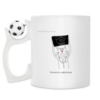 Кружка с футбольным мячиком