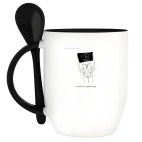 Кружка с ложкой