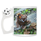 Кружка с футбольным мячиком