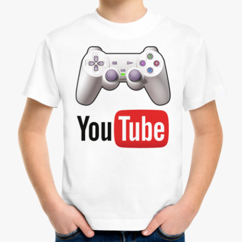 Детская футболка YouTube Gamer